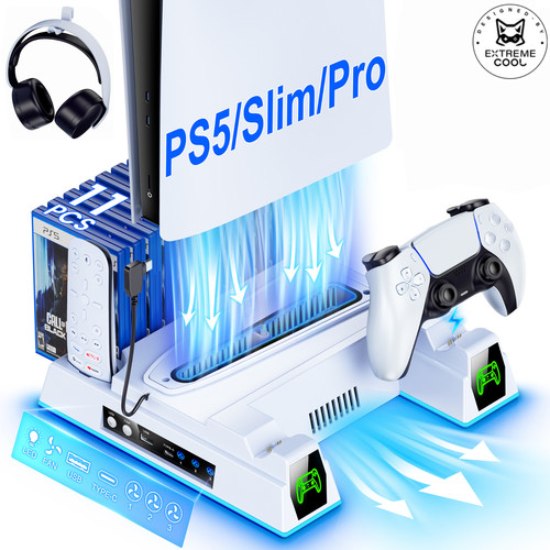 Ps5 pro ständer lüfter - ps5,