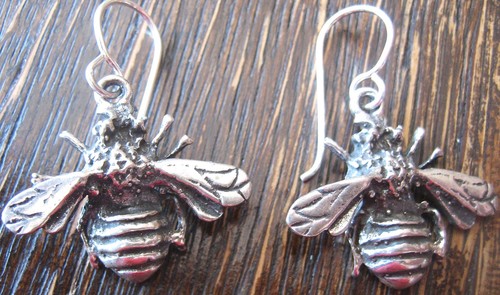 Süße hummel ohrringe - hummel, hänger