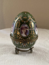 Fabergé Ei Alexanderpalast Replikation Royal Family Porzellan Ei Deko