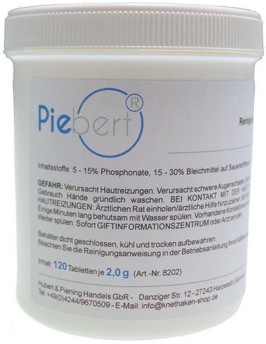 120x reinigungstabletten für - reinigungstabletten,