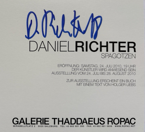 Daniel richter signiert - daniel,