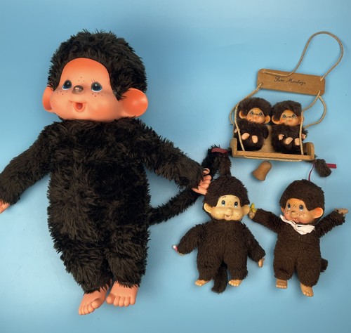 Monchhichi figuren konvolut 5 - monchhichi, konvolut,