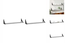 Wandregale 2 Stk. Grau Sonoma