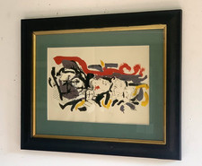 Bernhard Heisig -Farbzeieichnung - Zu Mutter Courage -Gerahmt - 1960th -Signiert