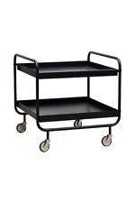 Schwarze Trolley Tabletts Mit