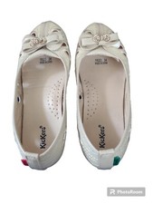 Girl's Kickers Cream Colored
