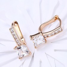  Vergoldete Creolen Glänzende