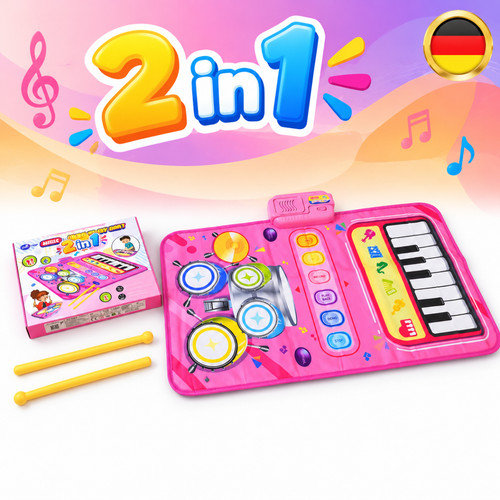 Klaviertasten musikmatte - 13,