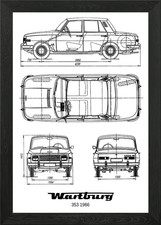 Brandneu Wartburg 353 1966