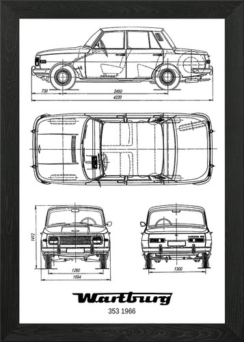 Brandneu wartburg 353 - brandneu, 1966