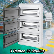 Sicherungskasten Aufputz IP65 Feuchtraum Verteiler Stromverteiler 36-Module CE
