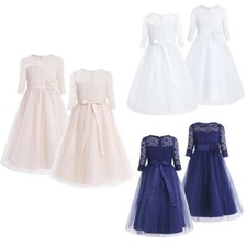 Mädchen Festlich Spitzen