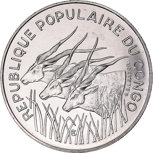 Münze congo republic 100 - münze,,