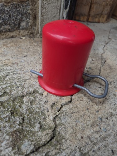 Rote schutzkappe für 5 - rote,