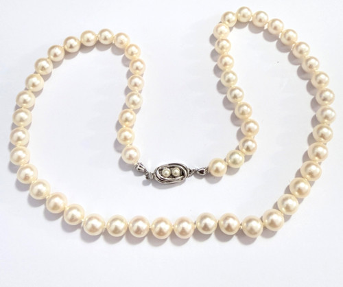 Kurzes perlencollier 925 - 925, er