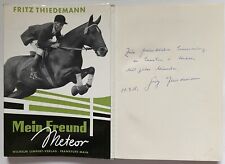 Fritz Thiedemann signiert Reiten Pferde Original Unterschrift Autogramm Signed
