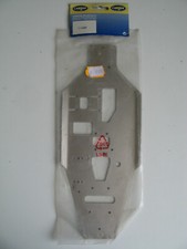 Carson: Chassisplatte Alu silber #11250