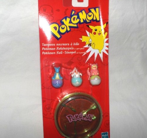 Pokemon roll stempel - -, roll-stempel,3er-set