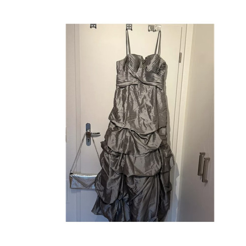 Damen abendkleid grau - damen,