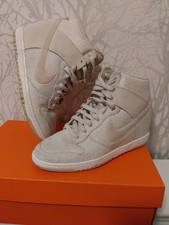 Orginal Nike Dunk Sky Hi High Gr.40 25,5cm Beige Creme