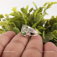 Rechteckig Grün Amethyst