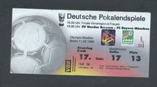 1999 --- FINALE DFB-Pokal  --- SV Werder Bremen v Bayern München --- Ticket