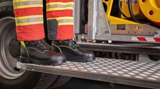 HAIX FIRE FLASH GAMMA Schnittschutz Klasse 2 FEUERWEHRSTIEFEL Sicherheitsstiefel