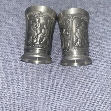 Zinnbecher Frieling Pokal Becher Zink  2Stück