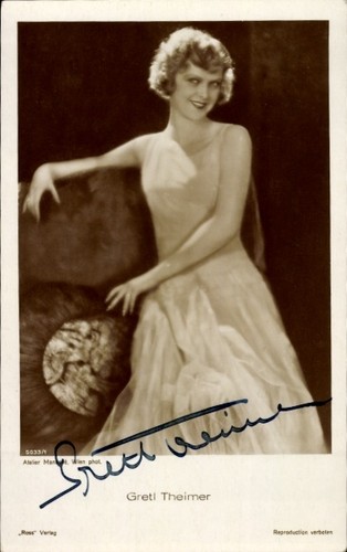 Schauspielerin gretl - ak,