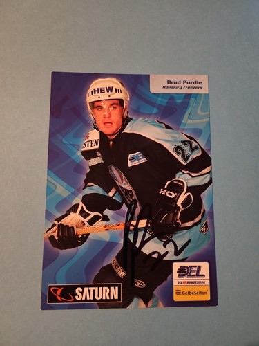Del eishockey autogrammkarte - del,