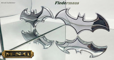 3D Fledermaus Metall Aufkleber