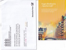 Bund Krypto Speicherstadt Hamburg gelb - postfrisch.