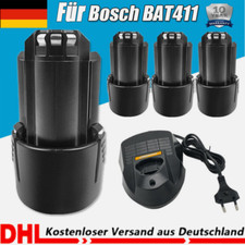 12V 4.8Ah Für Bosch GBA Akku / Ladegerät BAT411 Li-ion GSR GDR GSA BAT412 GWI DE