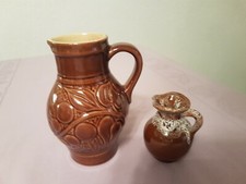  Keramikkrug, Wein-Krug, Kanne, Schankkrug, Vase 250 ml + Mini Krug
