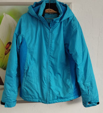  Crane Jacke Anorak  Wind-, Regenjacke Fleecefutter Gr. 158/64 Türkis  / Blau