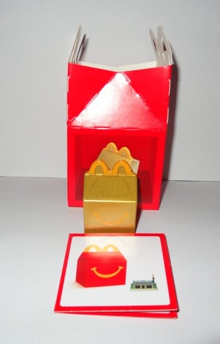 Little mcdonalds box gold - box,