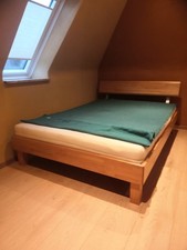 bett 140x200 mit lattenrost gebraucht Buche Vollholz sehr guter Zustand