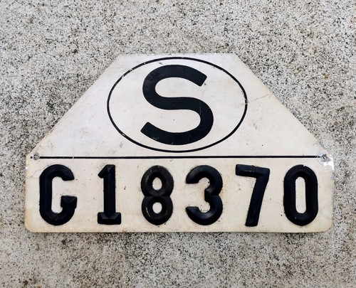 Altes kfz kennzeichen schweden - altes, kfz-kennzeichen