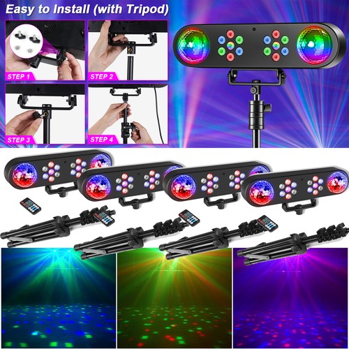 Disco licht set mit - 4x,
