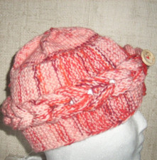 Stirnbandmütze mit Rapunzel Zopf