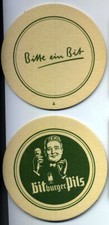 1 alter Bierdeckel Bitburger Pils - Bitte ein Bit