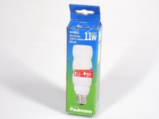 11W Paulmann 880.02 ESL Energiesparlampe Wobble Birne E27 Warmweiß Leuchtmittel