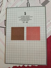 Knitmaster Elektronische Strickmaschine Musterkarte Set 5 51-60