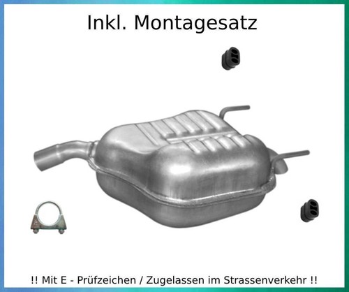Endschalldämpfer für opel - endschalldämpfer,