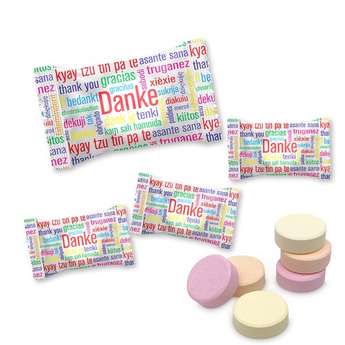 Traubenzucker danke mit - "danke",