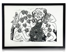 Hermet Ripé - Linolschnitt -