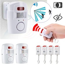 2x Bewegungsmelder Alarm Infrarot Alarmanlage PIR Hausalarm für Wohnmobil 105dB