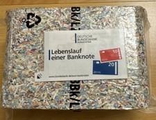 Geschredderte Geldscheine der Deutschen Bundesbank Euro BBk/LZB Selten   #10001