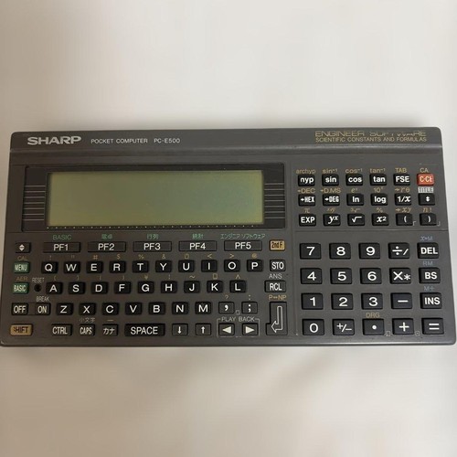 Sharp e500 taschencomputer - sharp,