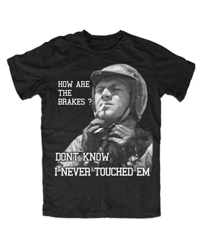 Steve mcqueen brakes shirt - mcqueen,
